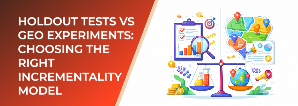 Incrementality holdout test comparing test and control regions for marketing measurement