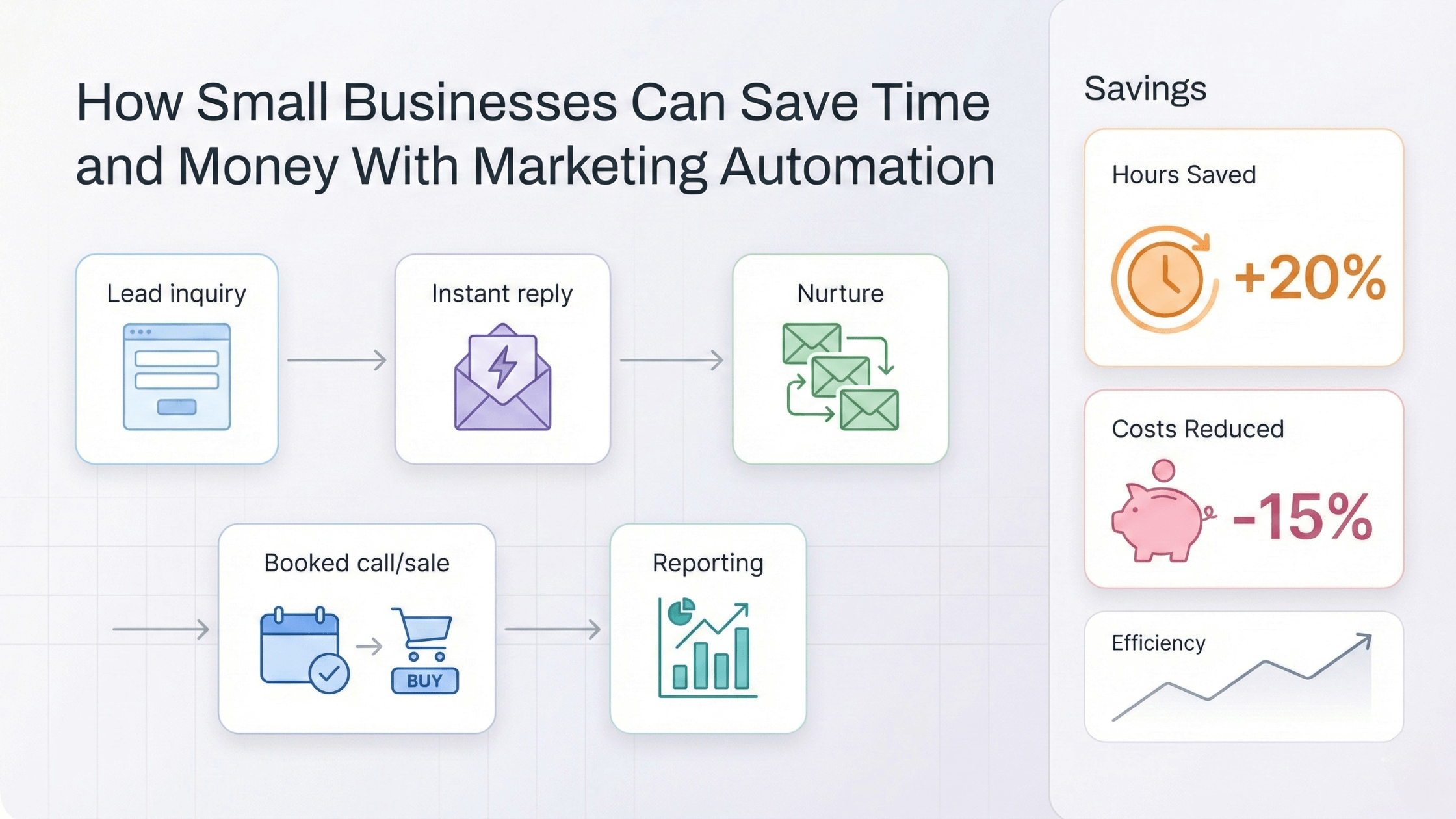 How Small Businesses Can Save Time and Money With Marketing Automation