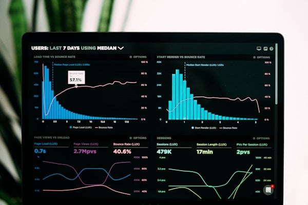 SEO analytics and performance data