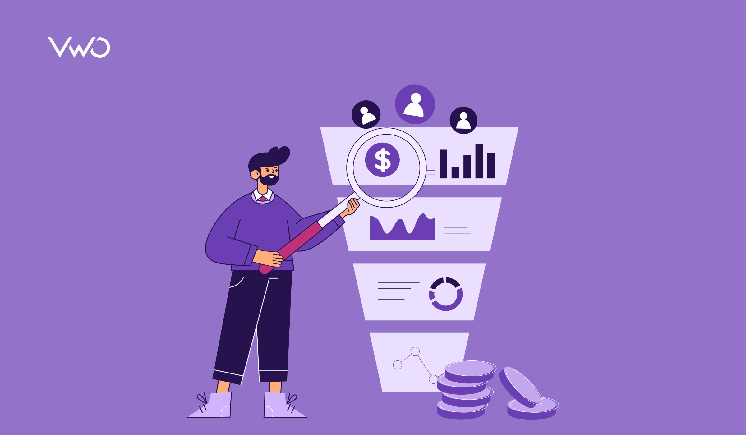 Sales funnel reporting guide showing conversion rates and drop-off points
