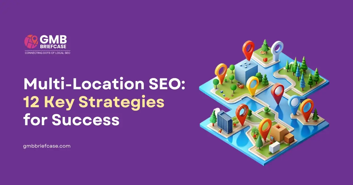 Multi-location SEO platform showing all business locations ranked in local search results