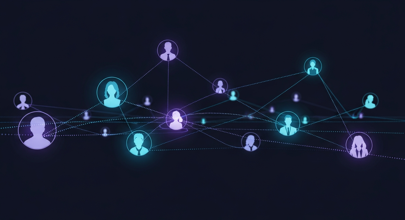 Visualization of invisible marketing influences and decision complexity facing modern teams